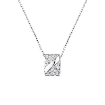 [Rosla]LIENS EVIDENCE DIAMOND PAVED NECKLACE