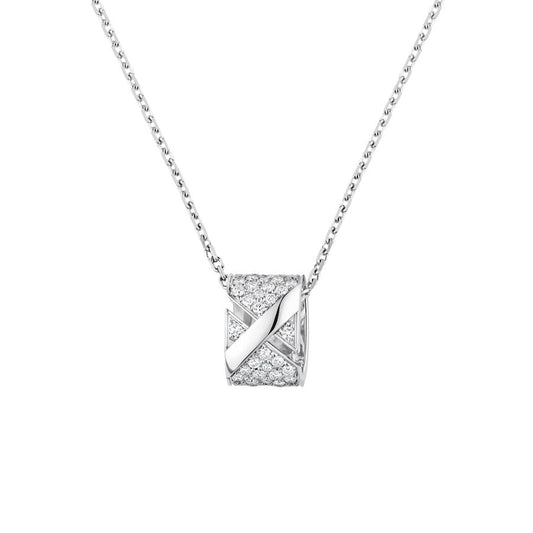 [Rosla]LIENS EVIDENCE DIAMOND PAVED NECKLACE