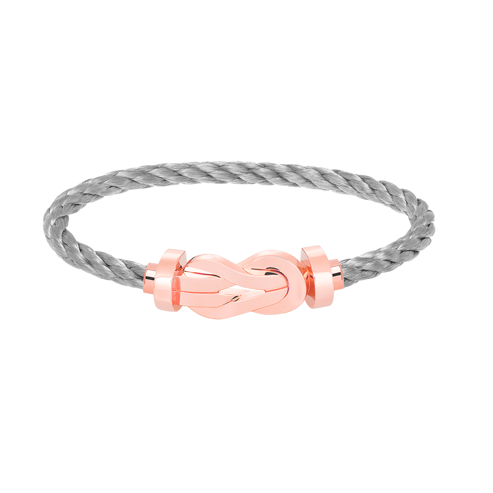 [Rosla]CHANCE LARGE 8 FIGURE BUCKLE NO DIAMOND BRACELET ROSE GOLD