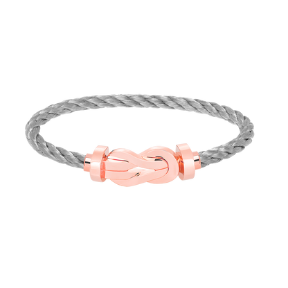 [Rosla]CHANCE LARGE 8 FIGURE BUCKLE NO DIAMOND BRACELET ROSE GOLD