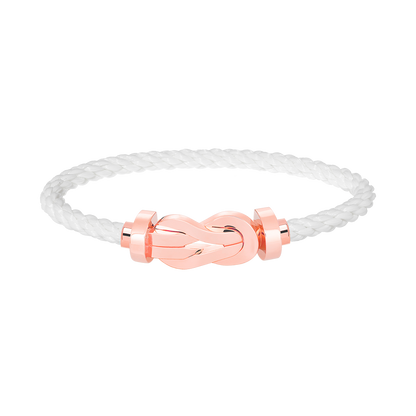 [Rosla]CHANCE LARGE 8 FIGURE BUCKLE NO DIAMOND BRACELET ROSE GOLD