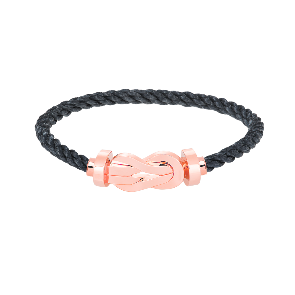 [Rosla]CHANCE LARGE 8 FIGURE BUCKLE NO DIAMOND BRACELET ROSE GOLD