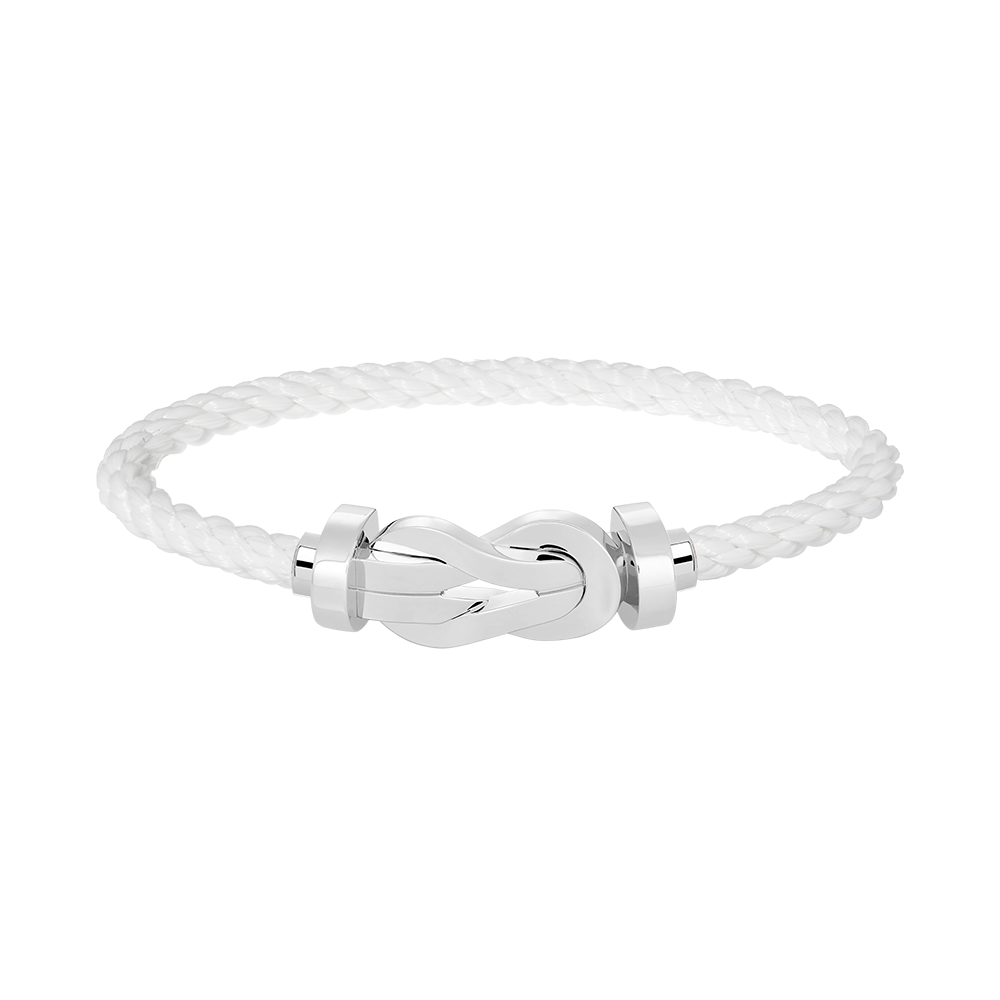 [Rosla]CHANCE LARGE 8 FIGURE BUCKLE NO DIAMOND BRACELET SILVER
