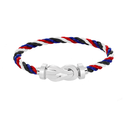 [Rosla]CHANCE LARGE 8 FIGURE BUCKLE NO DIAMOND BRACELET SILVER