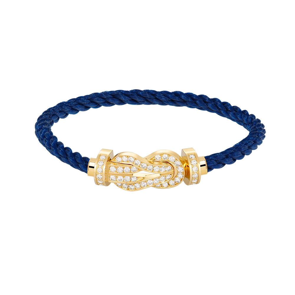 [Rosla]CHANCE LARGE 8 FIGURE BUCKLE FULLDIAMOND BRACELET GOLD