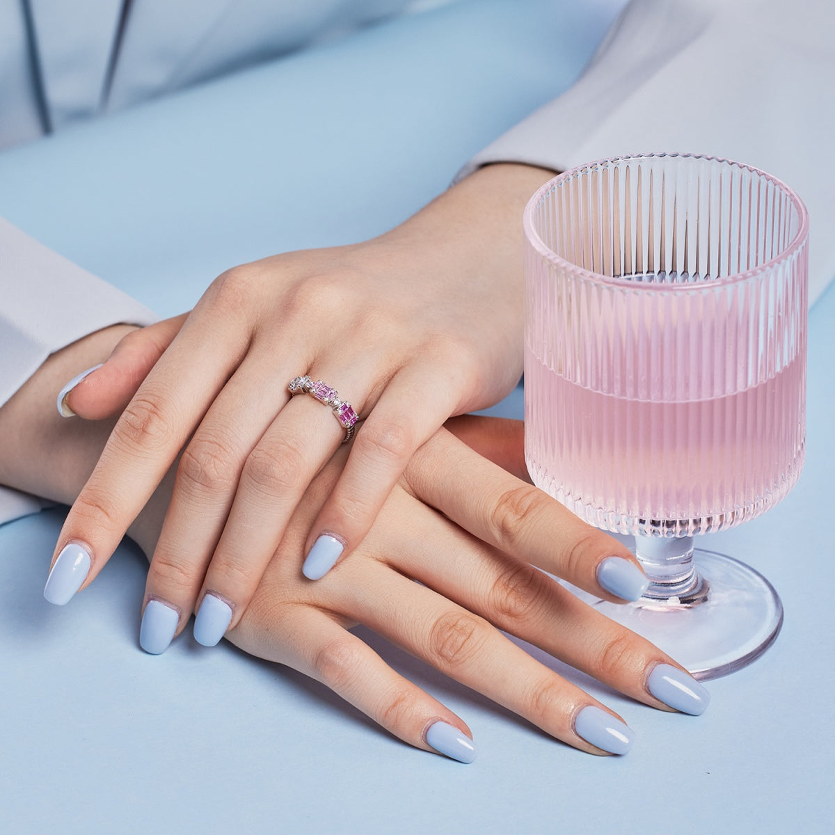 [Rosla]Unique Colorful Emerald Cut Party Ring