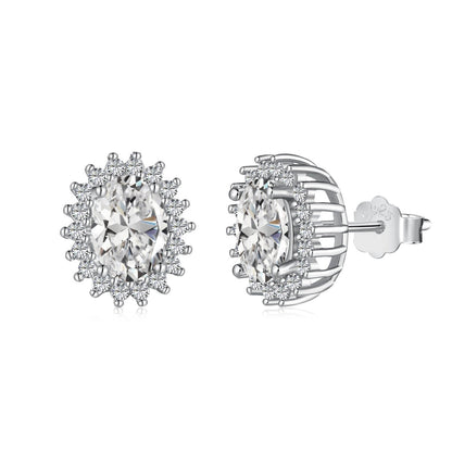 [Rosla]Delicate Radiant Oval Cut Daily Earrings