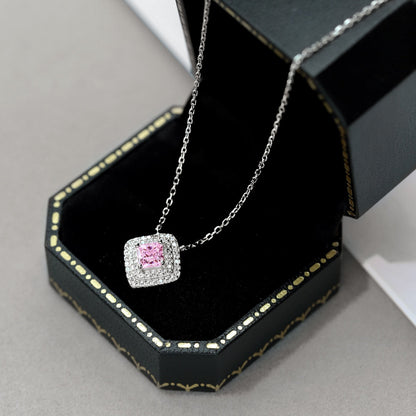 [Rosla]Sparkling Asscher Cut Necklace