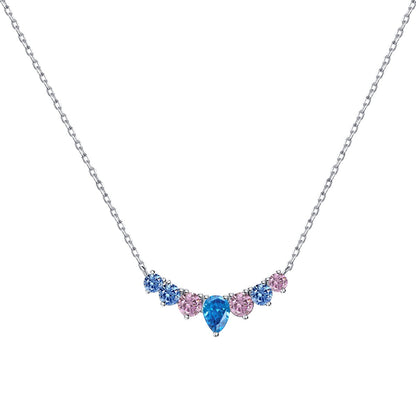 [Rosla]Dainty Colorful Heart Necklace
