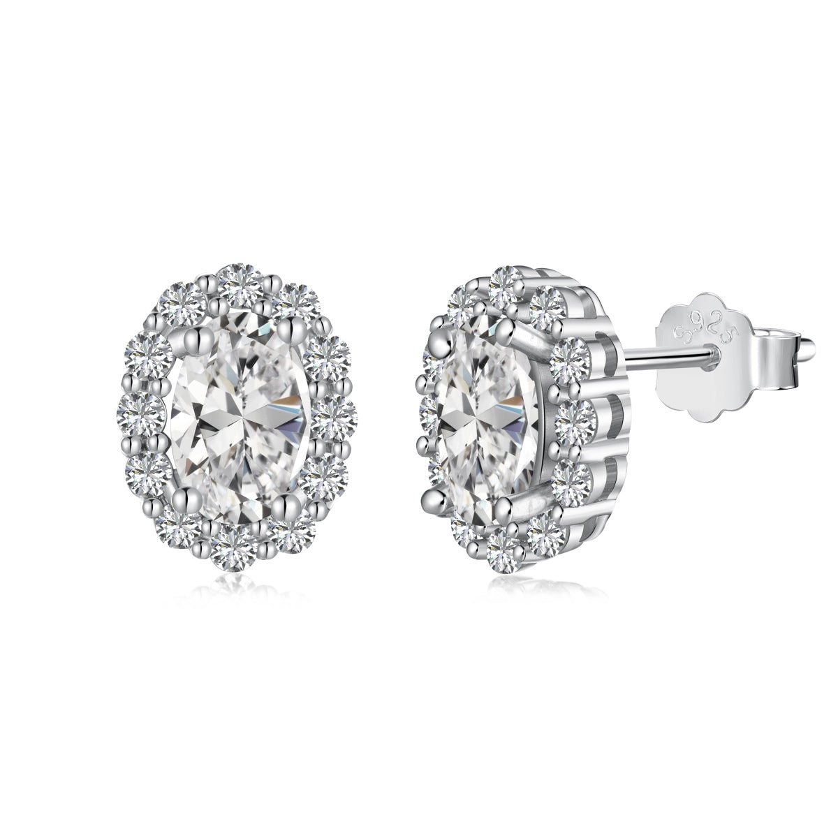 [Rosla]Delicate Unique Oval Cut Daily Earrings