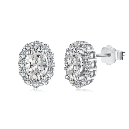 [Rosla]Delicate Unique Oval Cut Daily Earrings