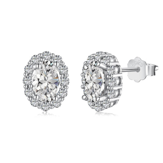 [Rosla]Delicate Unique Oval Cut Daily Earrings