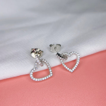 [Rosla]Dainty Heart Shape Earrings