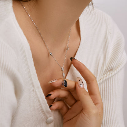 [Rosla]Dazzling Pear Cut Necklace