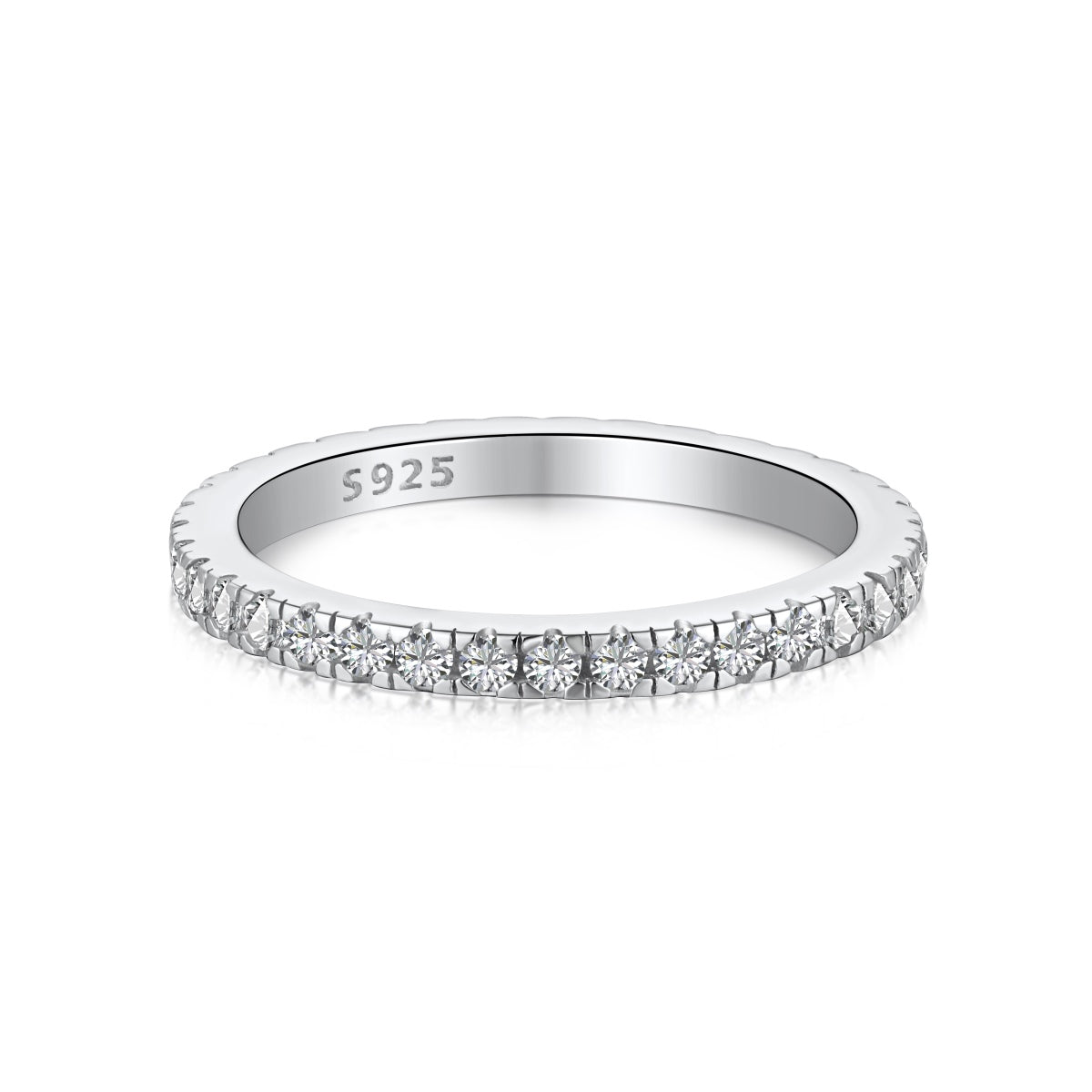 [Rosla]Delicate Sparkling Round Cut Daily Ring