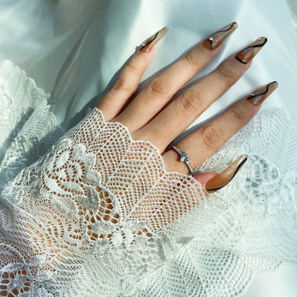 [Rosla]0.5 Carat CaratEternity Charming Heart Shape Lover Ring