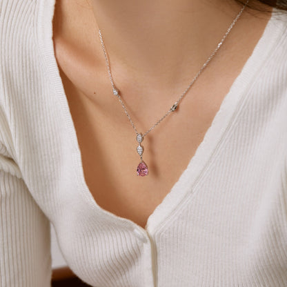 [Rosla]Dazzling Pear Cut Necklace