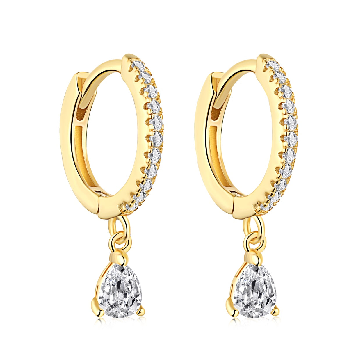 [Rosla]Luxurious Geometric Drop Earrings