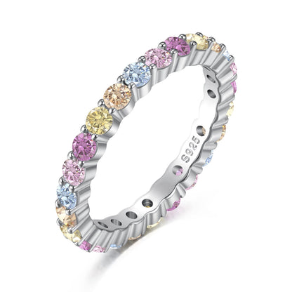 [Rosla]Dazzling Resplendent Round Cut Party Ring