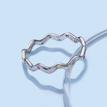 [Rosla]Ornate Vibrant Round Cut Daily Ring