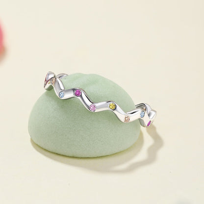 [Rosla]Ornate Vibrant Round Cut Daily Ring