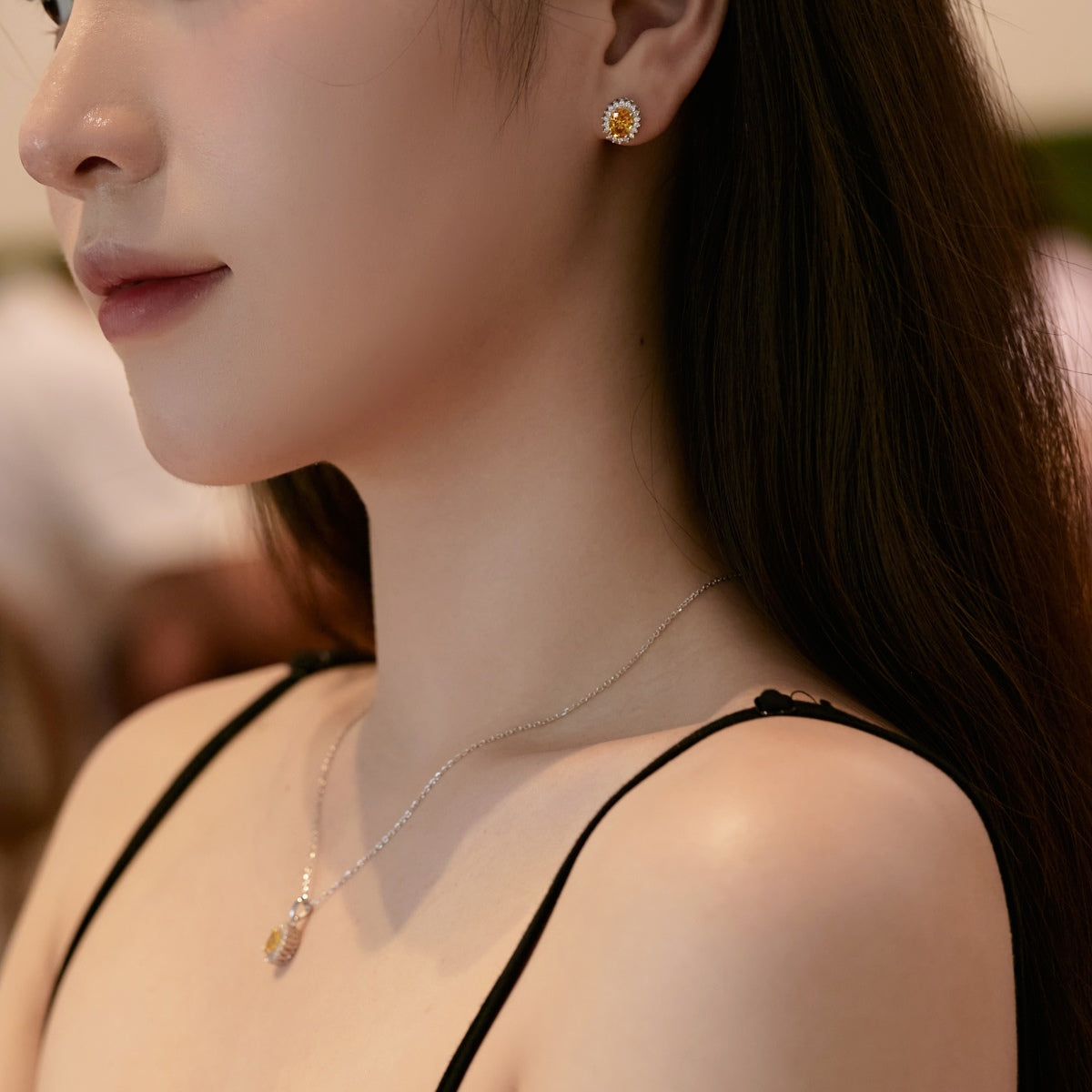[Rosla]Delicate Radiant Oval Cut Daily Earrings