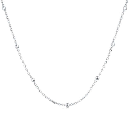 [Rosla]Small Bead Clavicle Chain Simple Necklace