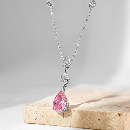 [Rosla]Dazzling Pear Cut Necklace