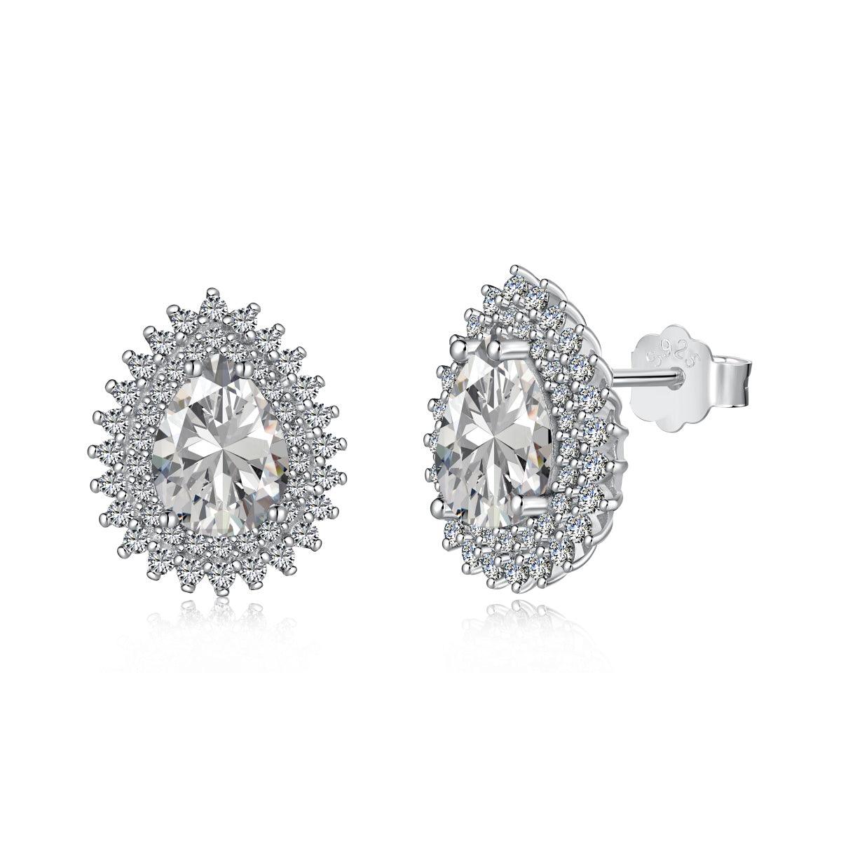 [Rosla]Delicate Gorgeous Pear Cut Daily Earrings