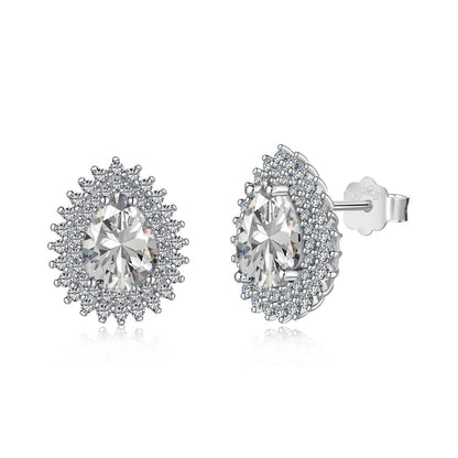 [Rosla]Delicate Gorgeous Pear Cut Daily Earrings