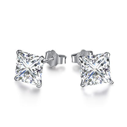 [Rosla]Ornate Square Shape Earrings