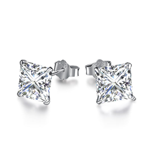 [Rosla]Ornate Square Shape Earrings