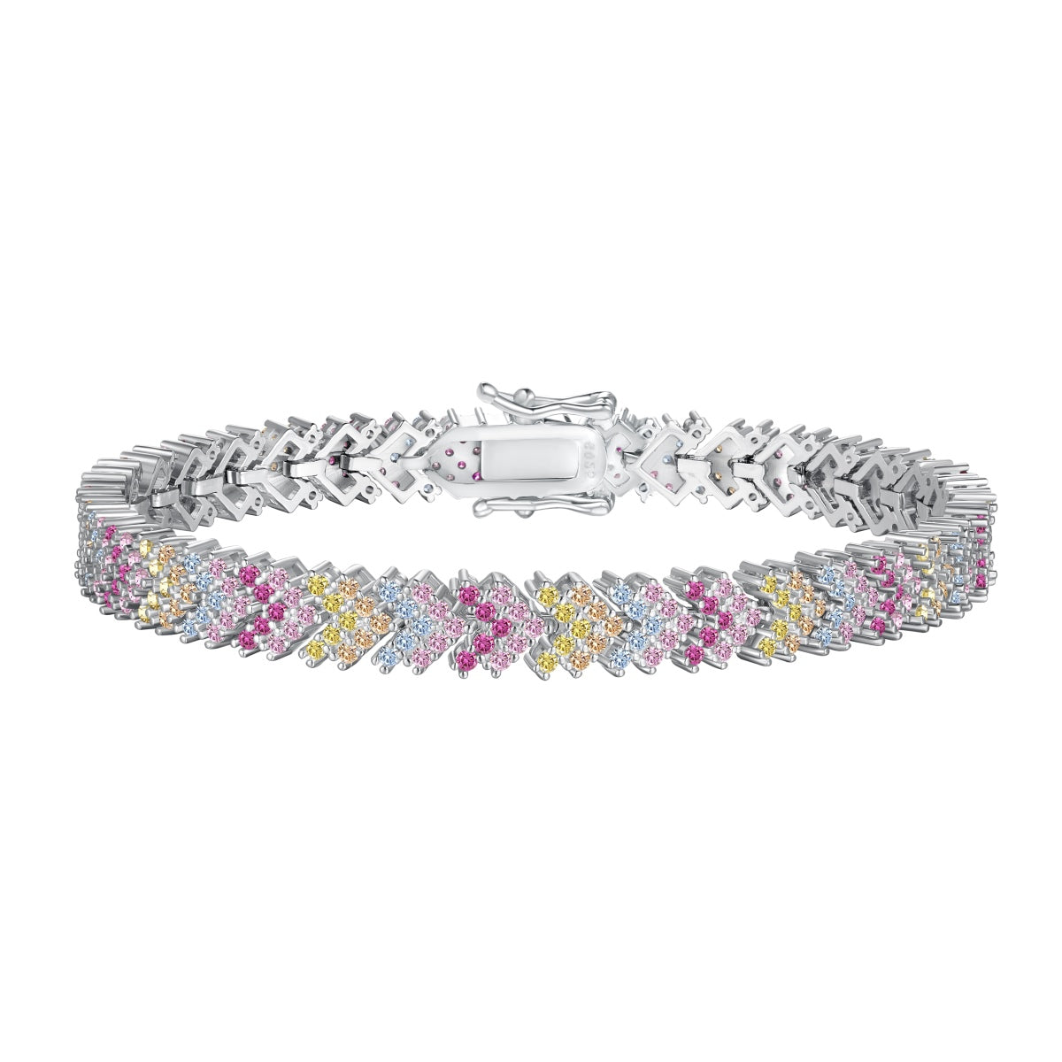[Rosla]Ornate Sparkling Round Cut Party Bracelet