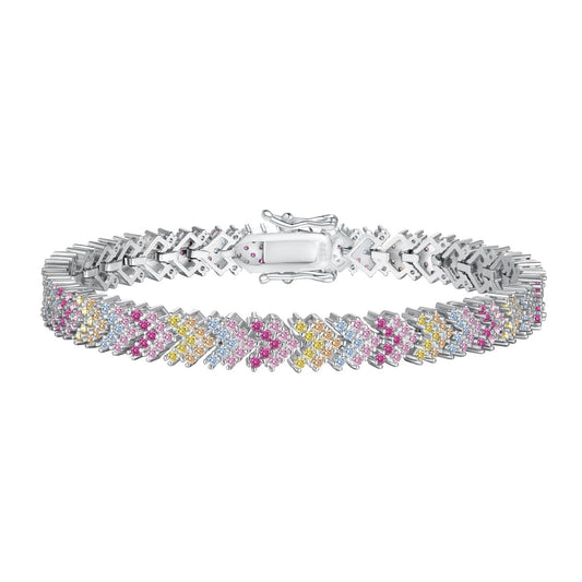 [Rosla]Ornate Sparkling Round Cut Party Bracelet