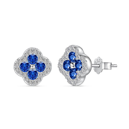 [Rosla]Four-Leaf Clover Flower Shaped Earrings