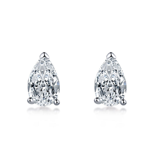 [Rosla]Ornate Water Drop Shape Earrings
