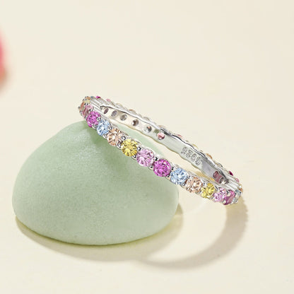 [Rosla]Elegant Vivid Round Cut Daily Ring