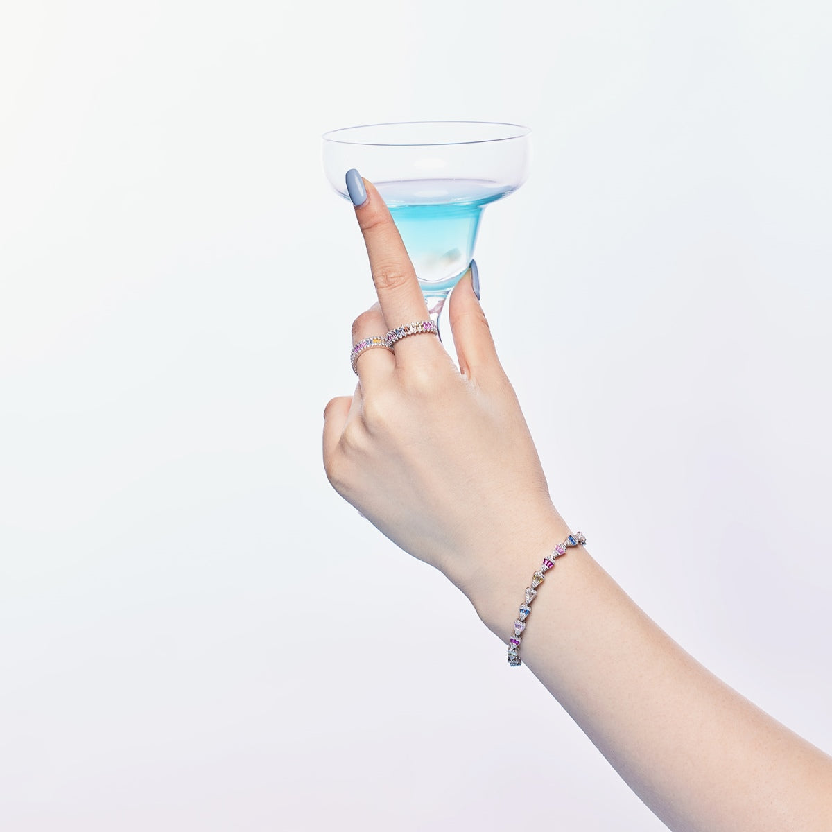 [Rosla]Radiant Water Drop Shape Daily Bracelet