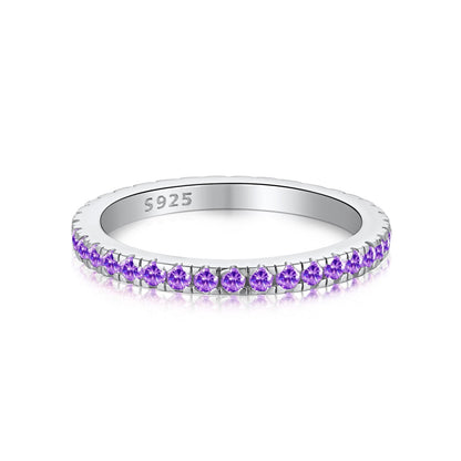 [Rosla]Delicate Sparkling Round Cut Daily Ring