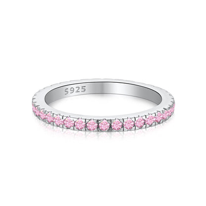 [Rosla]Delicate Sparkling Round Cut Daily Ring