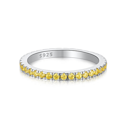 [Rosla]Delicate Sparkling Round Cut Daily Ring