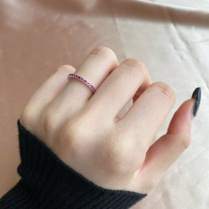 [Rosla]Delicate Sparkling Round Cut Daily Ring