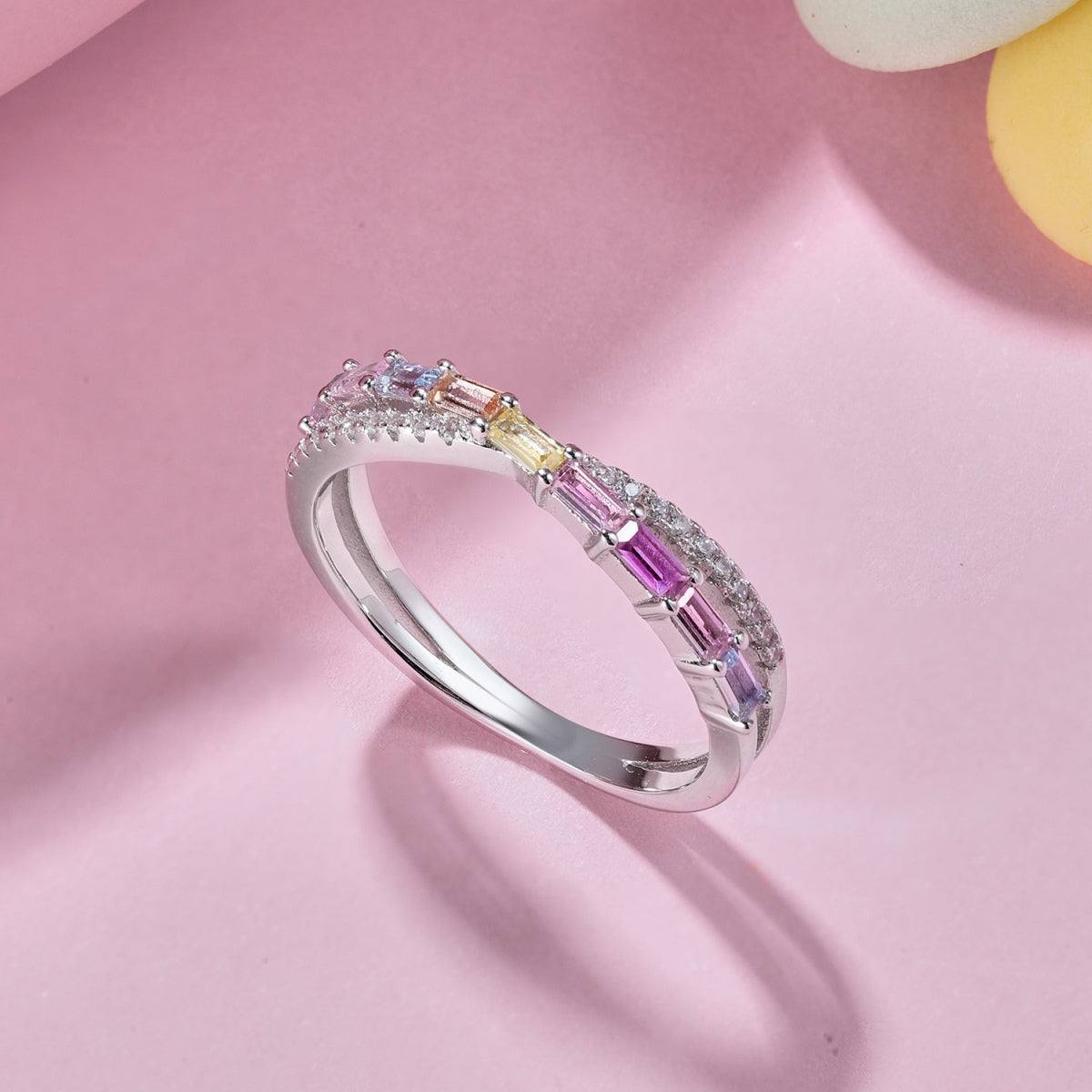[Rosla]Energetic Elegant Radiant Cut Party Ring