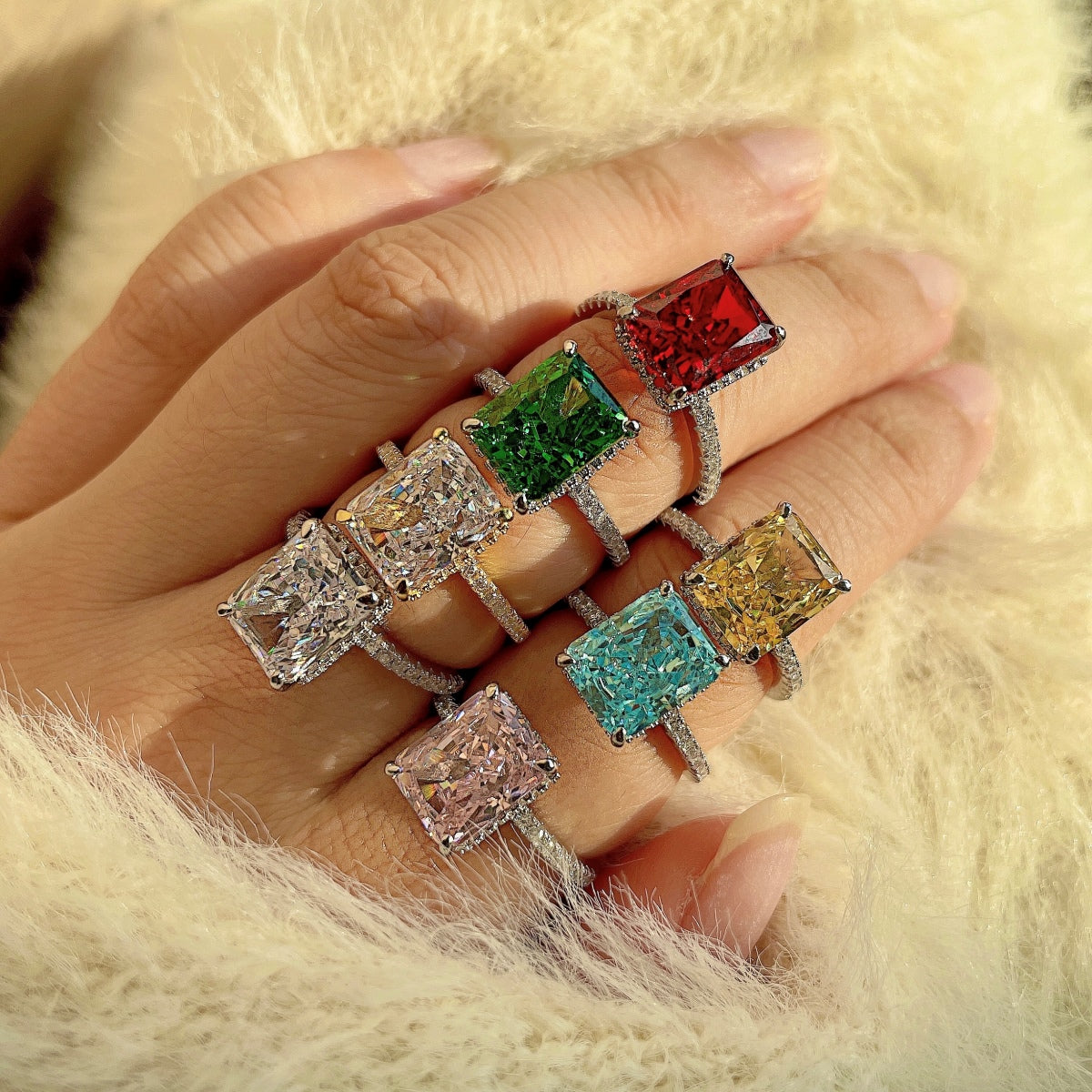 [Rosla]4.0 Carat Luxurious Engagement Ring