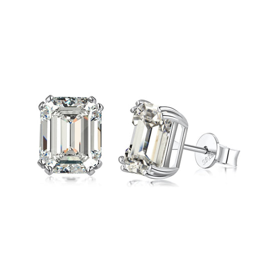 [Rosla]Dazzling Square Shape Earrings