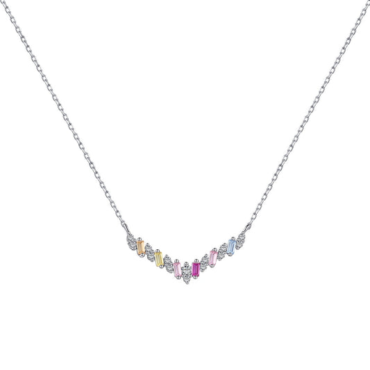 [Rosla]Dazzling Rainbow Necklace