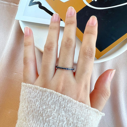 [Rosla]Delicate Sparkling Round Cut Daily Ring