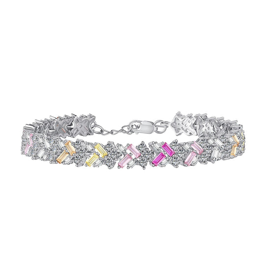 [Rosla]Dazzling Unique Multi Shape Daily Bracelet