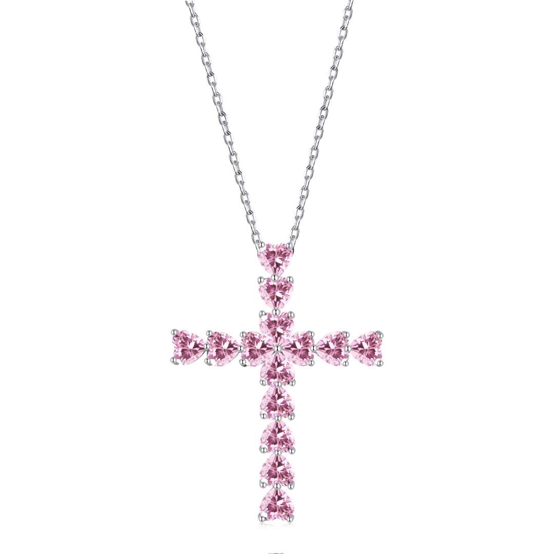 [Rosla]Radiant Cross Shape Necklace