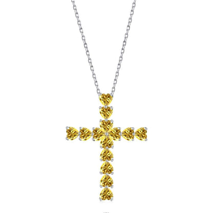 [Rosla]Radiant Cross Shape Necklace